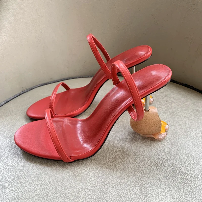 صنادل صيفية Strappy بكعب عالٍ  - مراجعة Sandal Strappy Heeled وسعره