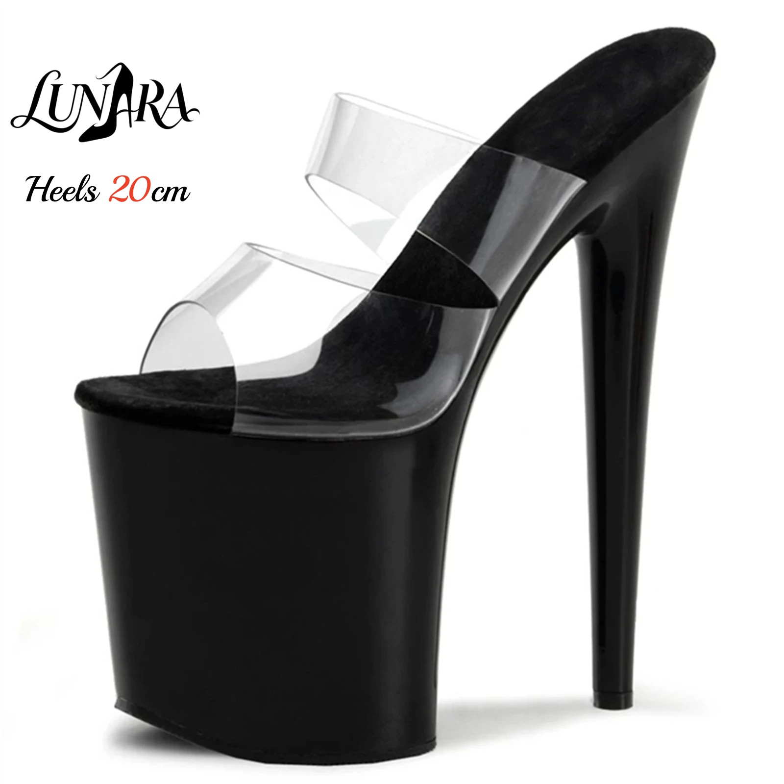 صنادل بكعب عالٍ للغاية 20 سم م - مراجعة Sandal Strappy Heeled وسعره