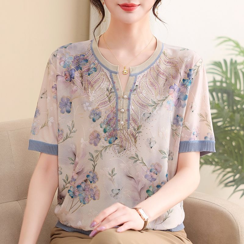 بلوزة أنيقة للنساء من الحرير ا - مراجعة Romper Floral Print وسعره