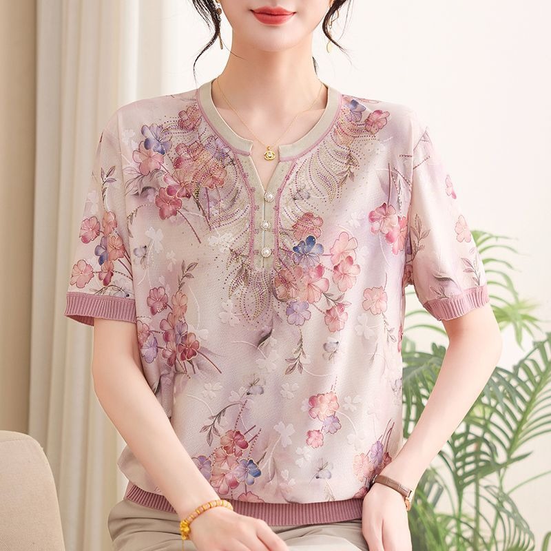 بلوزة أنيقة للنساء من الحرير ا - مراجعة Romper Floral Print وسعره
