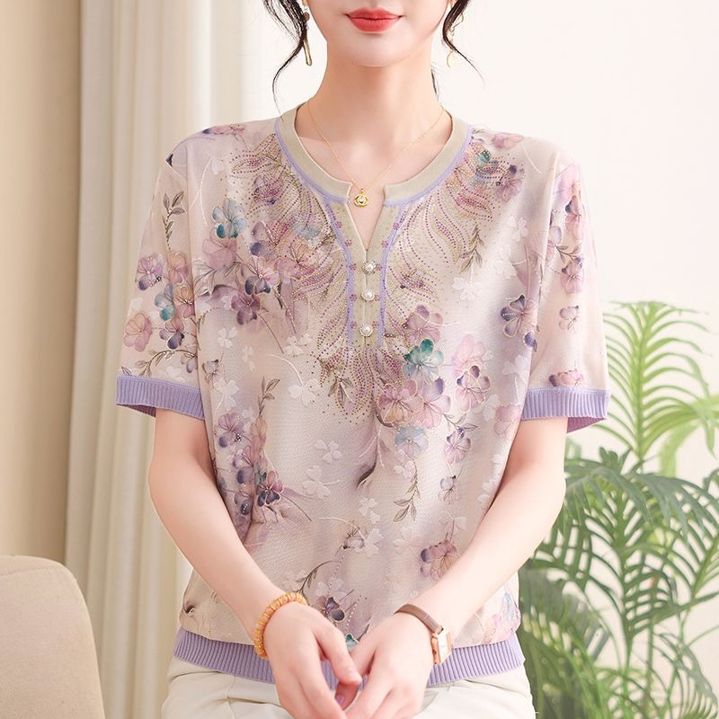 بلوزة أنيقة للنساء من الحرير ا - مراجعة Romper Floral Print وسعره