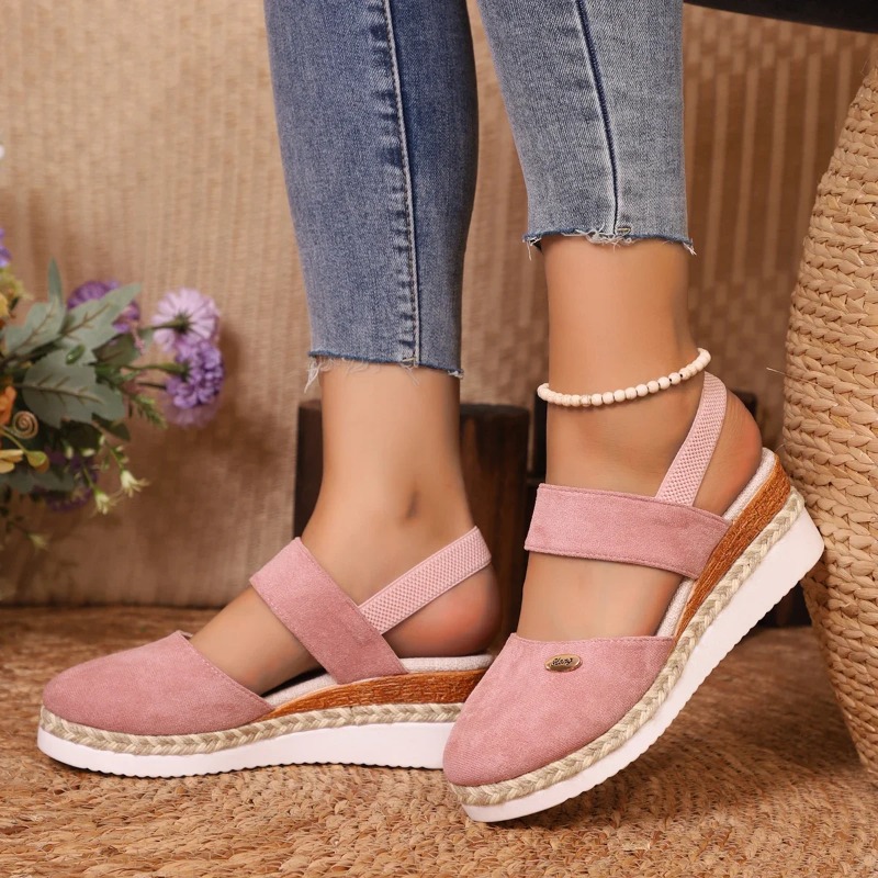 صنادل نسائية بكعب ويدج مغلقة م - مراجعة Wedge Espadrille Women وسعره