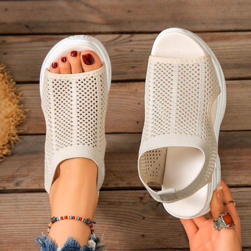 صنادل نسائية بكعب عالٍ، أحذية  - مراجعة Wedge Espadrille Women وسعره