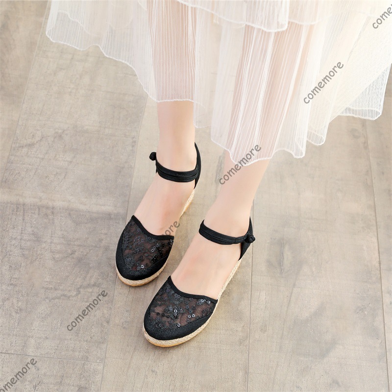 صنادل نسائية بكعب إسبادريل من  - مراجعة Wedge Espadrille Women وسعره